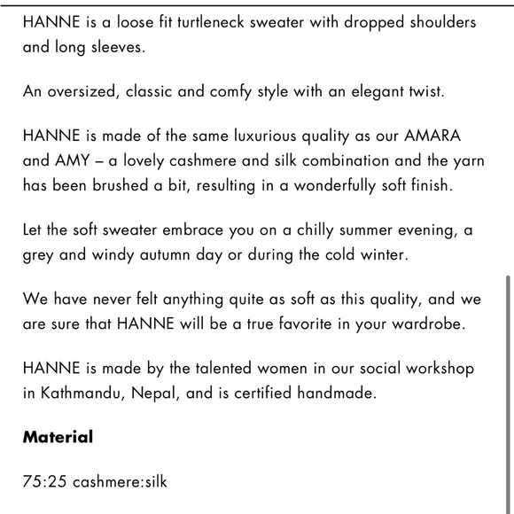 Care By Me Hanne Turtleneck Luxury Cashmere Silk Blend Sweater - Picture 16 of 16